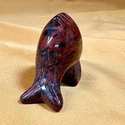Mahonkiobsdiaani - Kristallifisu - Lasten suosikki - 4,5cm - Valkoisen Liekin Voima