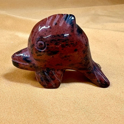 Mahonkiobsdiaani - Kristallifisu - Lasten suosikki - 4,5cm - Valkoisen Liekin Voima