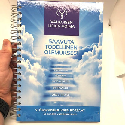 Muistikirja - Sininen - Saavuta todellinen olemuksesi - B5 - 200 sivua - Valkoisen Liekin Voima