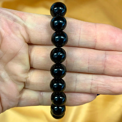 Musta obsidiaani – Rannekoru – Vapauttaa sisäisiä lukkoja ja suojaa energioitasi - Valkoisen Liekin Voima