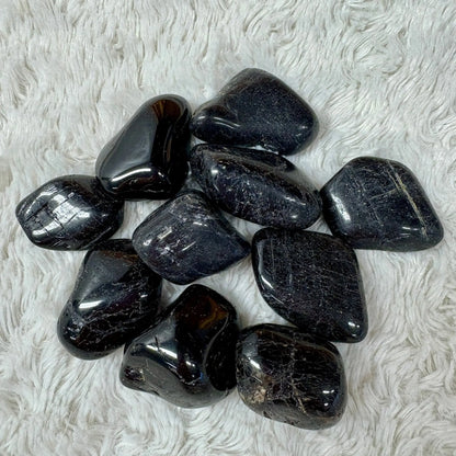 Musta turmaliini - Kämmenkivi 3-5cm - Kantaa Ae Roquielin energiaa - Huippulaatu Valkoisen Liekin Voima