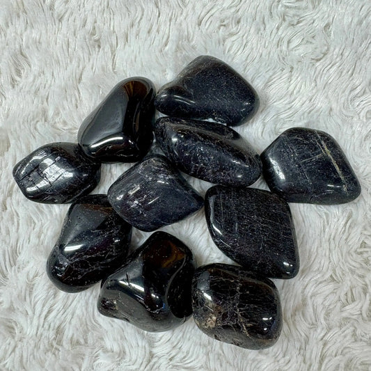 Musta turmaliini - Kämmenkivi 3-5cm - Kantaa Ae Roquielin energiaa - Huippulaatu Valkoisen Liekin Voima