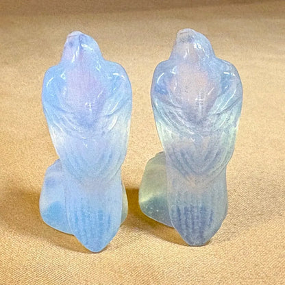 Opaliitti - Kristallilintu - 3,5cm - Valkoisen Liekin Voima
