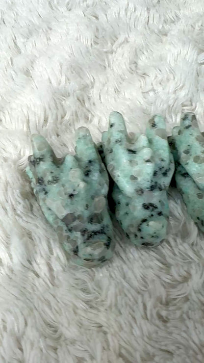 Kiivikivi - Kristallilohikäärme 5cm - Rauhoittaa ja luo ympärillesi suojakilven