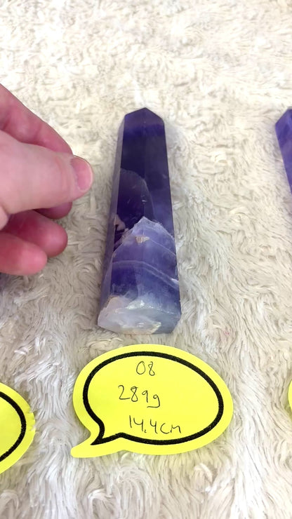 Merlinin Sauva - Kristallikärki - Sateenkaarifluoriitti