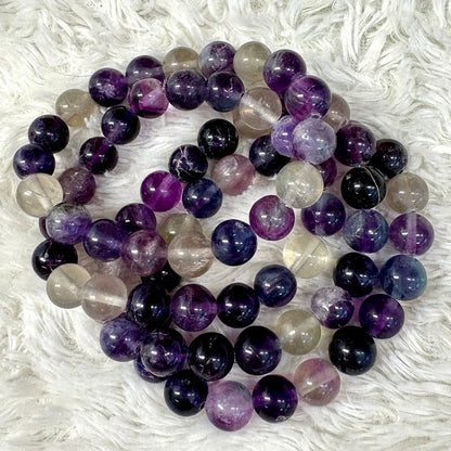 Purppurafluoriitti - Rannekoru - Auttaa päästämään irti jumiutuneista ajatusmalleista Valkoisen Liekin Voima