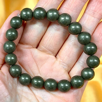 Pyriitti - Rannekoru - Vaurautta, elinvoimaa, itseluottamusta - Valkoisen Liekin Voima