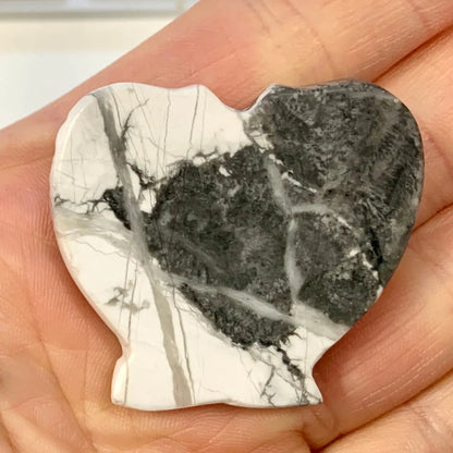 Rauhaa ja avoimuutta lisäävä Enkelinsiipi - Howliitti 4cm - Valkoisen Liekin Voima