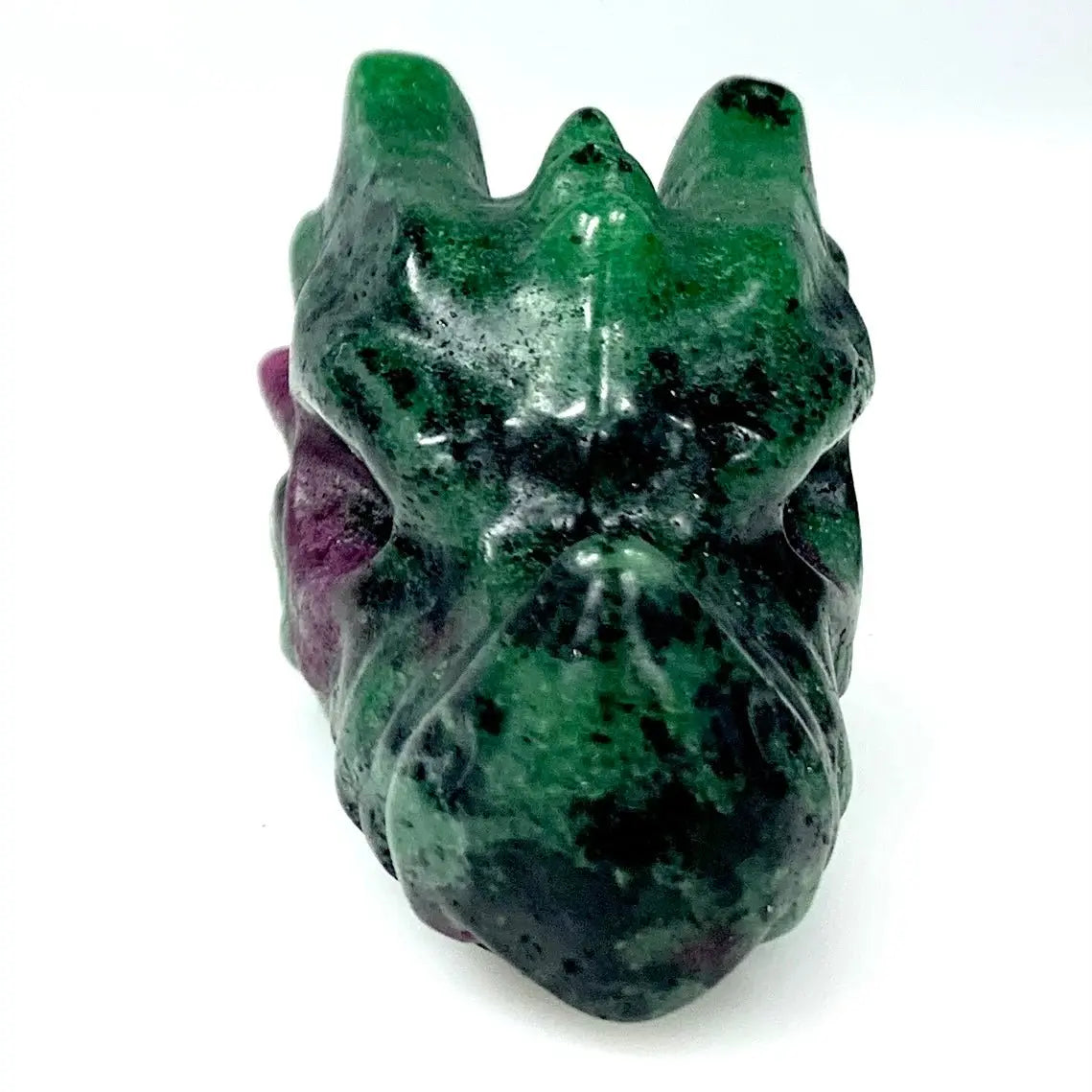 Rubiini - zoisiitti - Kristallilohikäärme 5cm - Valkoisen Liekin Voima