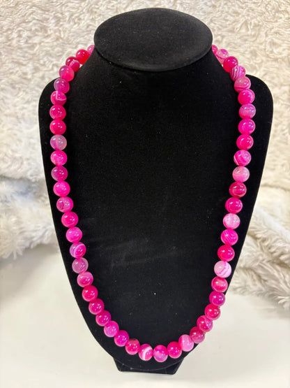 Ruusuakaatti Kaulakoru - Auttaa avaamaan sydäntä ja päästämään irti tukahdutetuista tunteista Valkoisen Liekin Voima