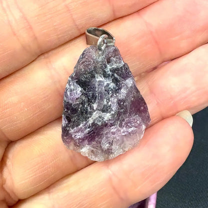 Sateenkaarifluoriitti - Kaulakoru 2 - 3cm - Valkoisen Liekin Voima