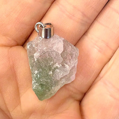 Sateenkaarifluoriitti - Kaulakoru 2 - 3cm - Valkoisen Liekin Voima