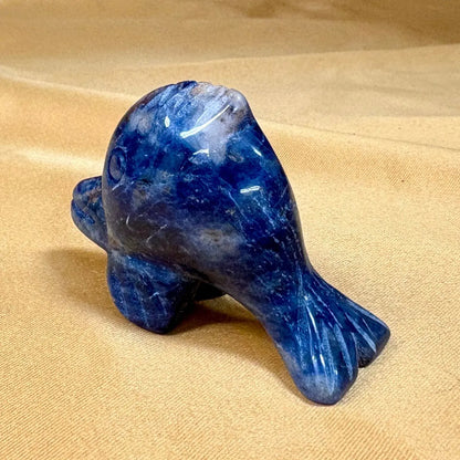 Sodaliitti - Kristallifisu - Lasten suosikki - 4,5cm - Valkoisen Liekin Voima
