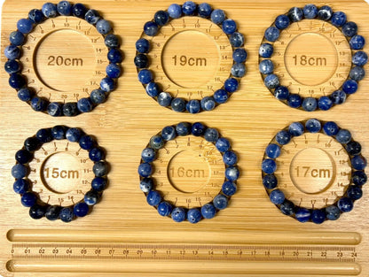 Sodaliitti - Rannekoru - Selkeyttää tunteita, vahvistaa intuitiota Valkoisen Liekin Voima