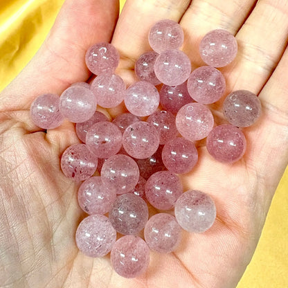 Vaalea Mansikkakvartsi - Rannekoru - Purkaa itsesyytöstä ja häpeää, voimistaa - Valkoisen Liekin Voima