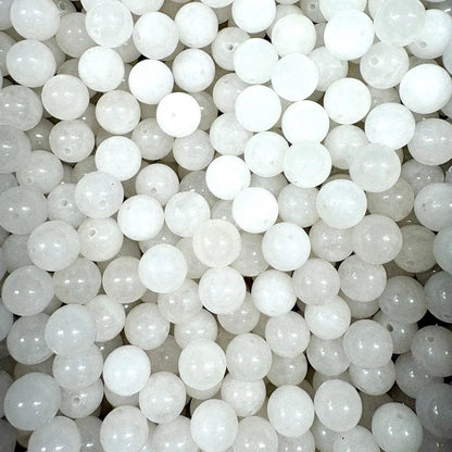 Valkoinen jade Kaulakoru - Parantajakivi, joka siunaa kosketuksellaan - Valkoisen Liekin Voima