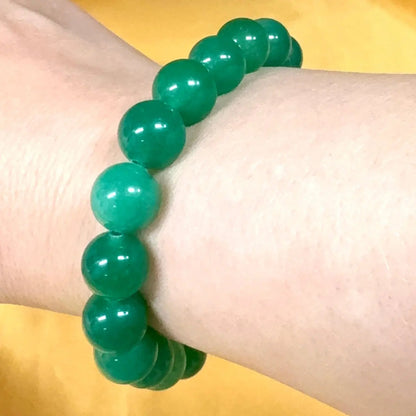 Vihreä jade - Rannekoru - Aktivoi kehon paranemisprosessia, kasvattaa vaurautta - Valkoisen Liekin Voima