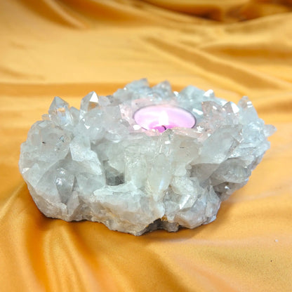 Vuorikristalli - Iso Kristallituikku - 933g - 15,5cm - Valkoisen Liekin Voima