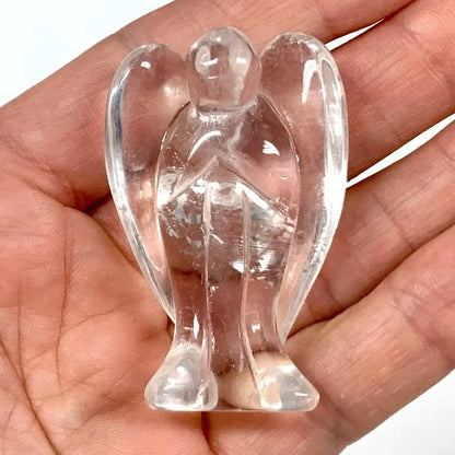 Vuorikristalli - Kristallienkeli - Arkkienkeli Gabriel 5cm - Valkoisen Liekin Voima