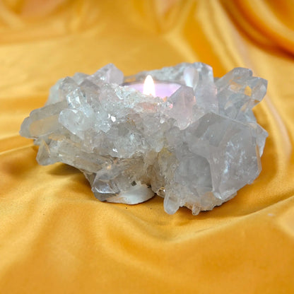 Vuorikristalli - Kristallituikku - 444g - 12cm - Valkoisen Liekin Voima