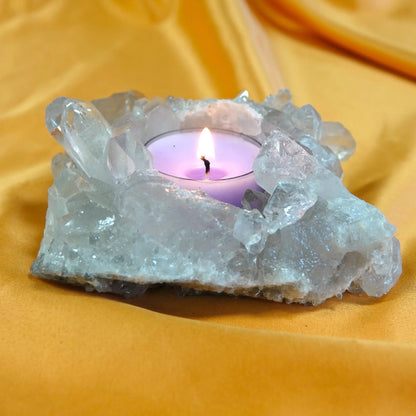 Vuorikristalli - Kristallituikku - 444g - 12cm - Valkoisen Liekin Voima