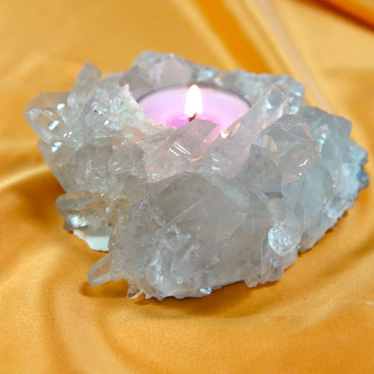 Vuorikristalli - Kristallituikku - 444g - 12cm - Valkoisen Liekin Voima