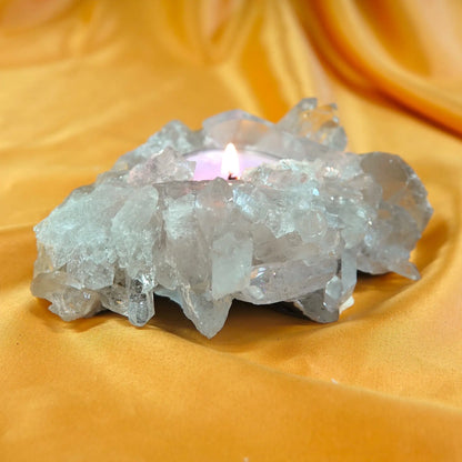 Vuorikristalli - Kristallituikku - 444g - 12cm - Valkoisen Liekin Voima