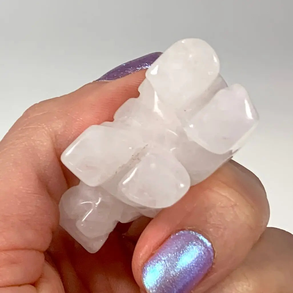 Vuorikristalli - Runsauden norsu - 4cm - Valkoisen Liekin Voima