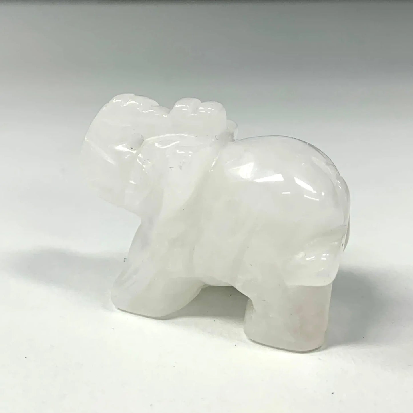 Vuorikristalli - Runsauden norsu - 4cm - Valkoisen Liekin Voima