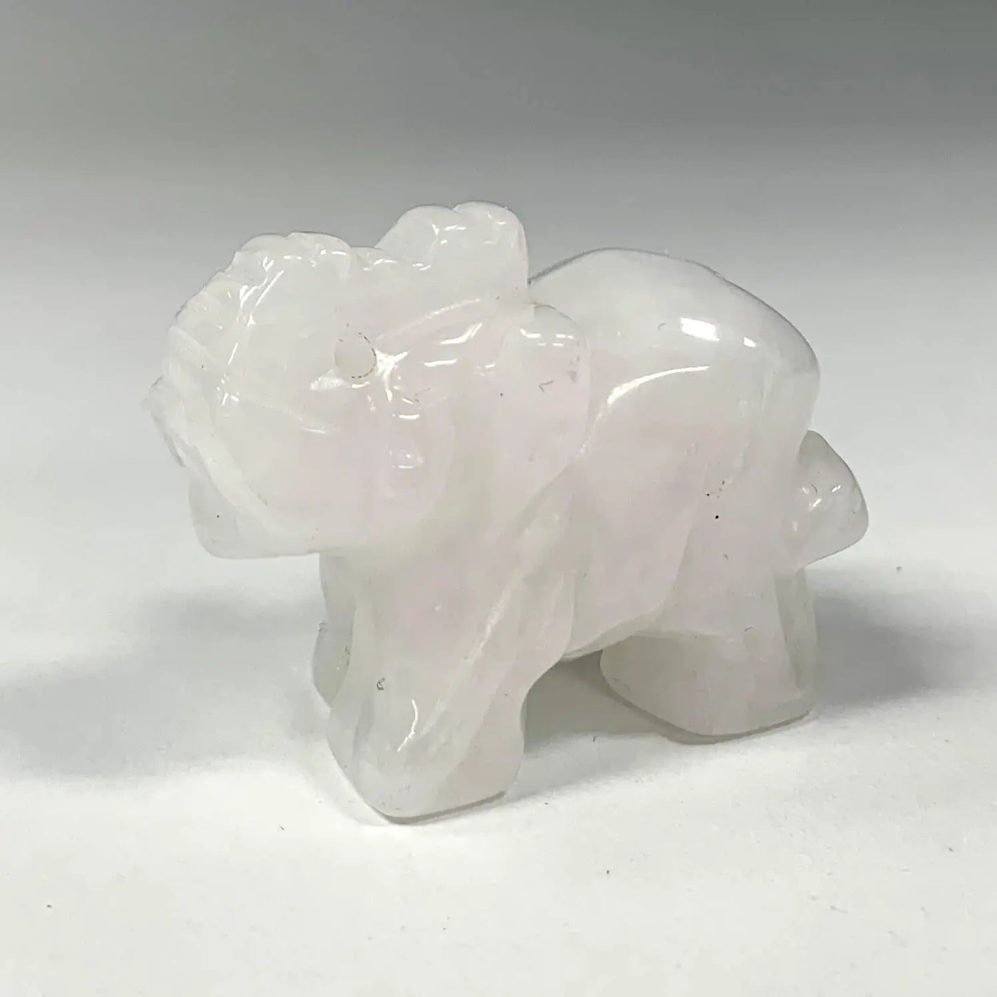 Vuorikristalli - Runsauden norsu - 4cm - Valkoisen Liekin Voima