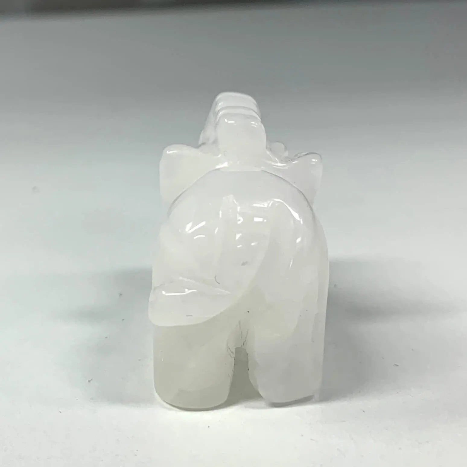 Vuorikristalli - Runsauden norsu - 4cm - Valkoisen Liekin Voima